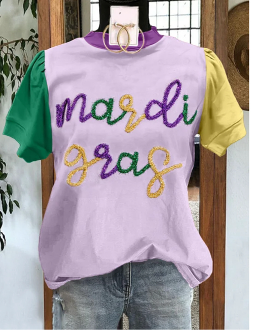 Mardi Gras Blouse