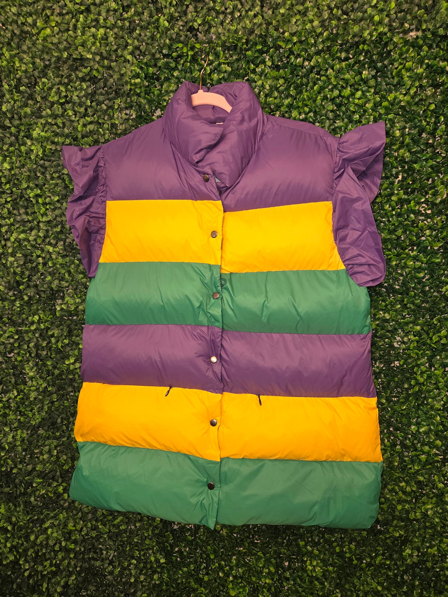 Mardi Gras Bubble Vest