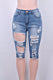 Frayed Knee Shorts