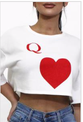 Heart Queen Top