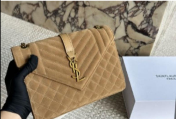 Yves Prestige Alternative Suede Clutch