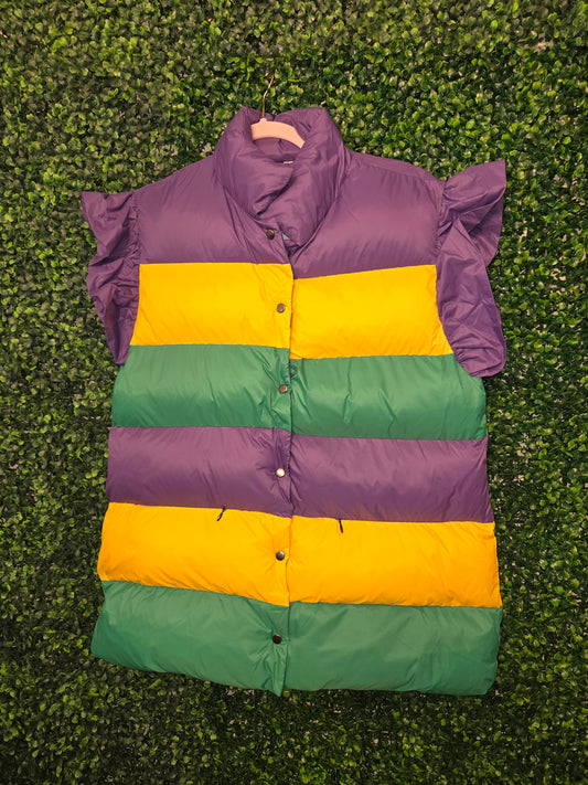 Mardi Gras Bubble Vest