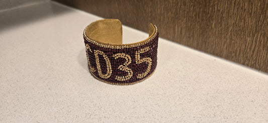 Roneagle Beaded Cuff Bracelet